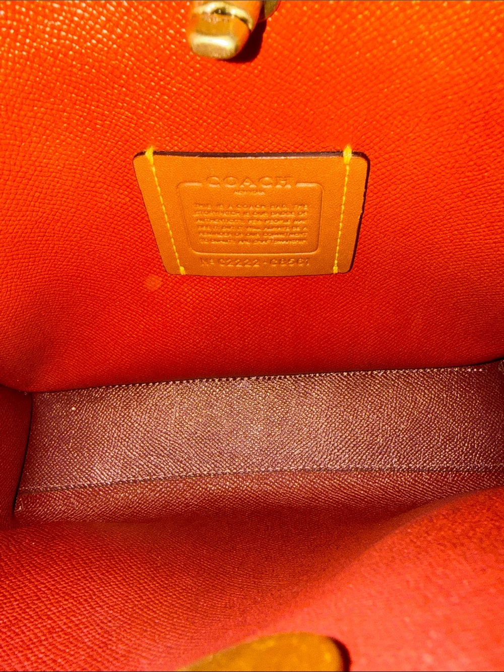Coach Willow Tote 24 - Light Coral Multi Colorblock Leather - Picture 8 of 11